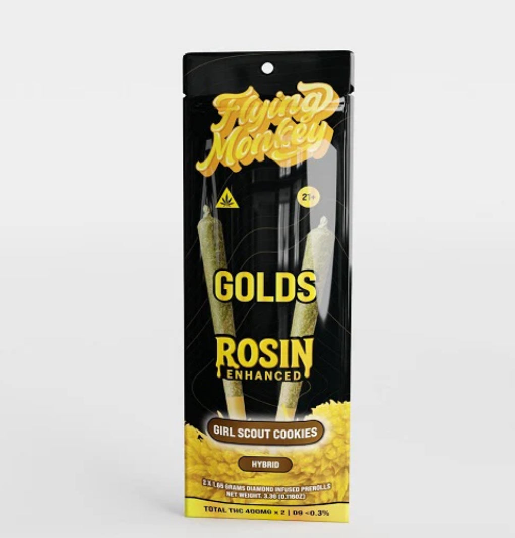 Flying Monkey Golds Rosin Pre-Rolls