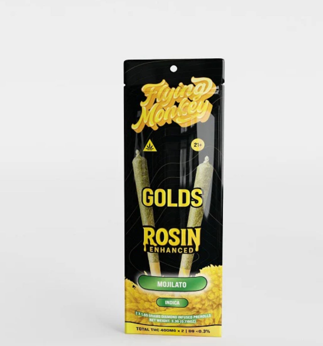 Flying Monkey Golds Rosin Pre-Rolls