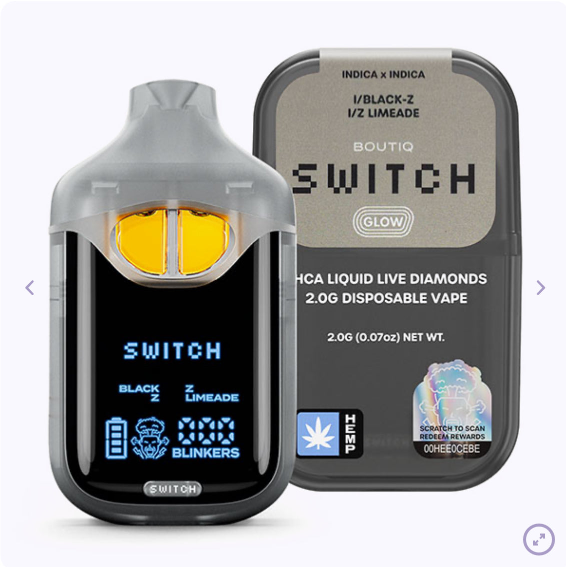 Boutiq Switch Disposable 2G Switch Hitter